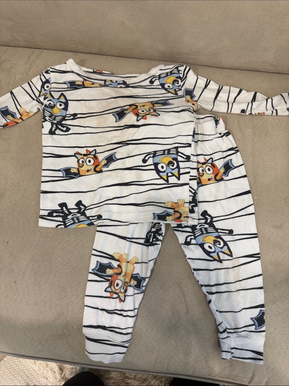 Bluey Halloween PJ set